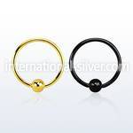 bcrt20s hoops captive rings anodized surgical steel 316l eyebrow