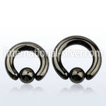 bcrt2 hoops captive rings anodized surgical steel 316l eyebrow