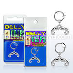 blcp516 fake illusion body jewelry others belly button