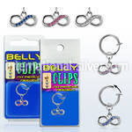 blcp617 fake illusion hoops others belly button
