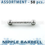 blk229a straight barbells surgical steel 316l nipple