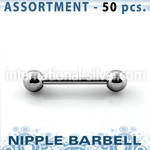 blk229b straight barbells surgical steel 316l nipple