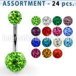 blk298 belly rings surgical steel 316l belly button