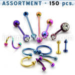 blk37 labrets lip rings anodized surgical steel 316l belly button