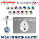blk484 belly rings surgical steel 316l belly button