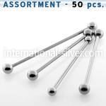 blk99 straight barbells surgical steel 316l 