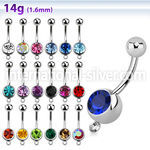 bn1cgh belly rings surgical steel 316l belly button