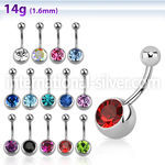 bn1cl belly rings surgical steel 316l belly button