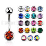 bn1cs belly rings surgical steel 316l belly button