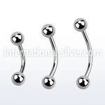 bne20b micro curved barbells surgical steel 316l eyebrow