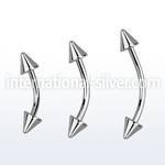 bne20cn micro curved barbells surgical steel 316l eyebrow