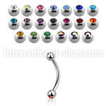 bne2c micro curved barbells surgical steel 316l eyebrow