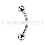 bneb4 micro curved barbells surgical steel 316l eyebrow