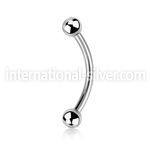 bneb micro curved barbells surgical steel 316l eyebrow