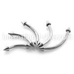 bnecn2 micro curved barbells surgical steel 316l eyebrow