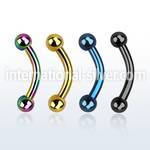 bnetbg micro curved barbells anodized surgical steel 316l eyebrow