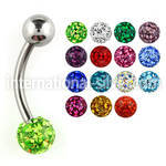 bnfr6 belly rings surgical steel 316l belly button