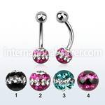 bnfr6d belly rings surgical steel 316l belly button
