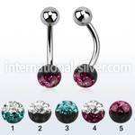 bnfr6e belly rings surgical steel 316l belly button