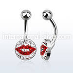 bnmtj25 belly rings surgical steel 316l belly button