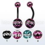 bnt2frgd belly rings anodized surgical steel 316l belly button