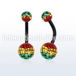 bnt2frgr belly rings anodized surgical steel 316l belly button