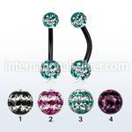 bnt2frsd belly rings anodized surgical steel 316l belly button