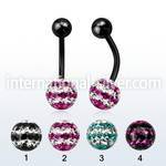 bntfr8d belly rings anodized surgical steel 316l belly button