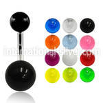 bnuv belly rings surgical steel 316l with acrylic parts belly button