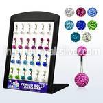 brbn6 belly rings surgical steel 316l belly button