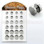 bripf1 cheaters  illusion plugs and tapers surgical steel 316l belly button