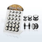 bripr cheaters  illusion plugs and tapers surgical steel 316l belly button