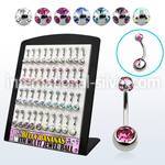 brmix25 belly rings surgical steel 316l belly button