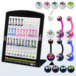 brmix30 belly rings acrylic body jewelry belly button