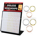 brnhmx62 18k gold rosegold plating silver nose ring hoops 96