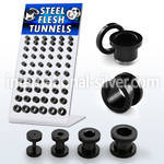 brpg14 tunnels gauges anodized surgical steel 316l ear lobe