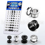 brpg15 tunnels gauges anodized surgical steel 316l ear lobe