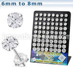 brv9 banana eyebrow ring w colored uv reactive ball cone