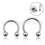 cbebin horseshoes surgical steel 316l belly button