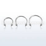 cbecn2 horseshoes surgical steel 316l belly button