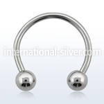 cbg horseshoes surgical steel 316l belly button