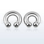cbr00 horseshoes surgical steel 316l belly button