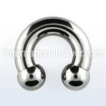 cbr0 horseshoes surgical steel 316l belly button