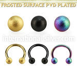 cbtfo4 horseshoes anodized surgical steel 316l ear lobe