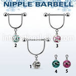 cfrsnp8 straight barbells surgical steel 316l nipple