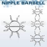 cnnp104 straight barbells surgical steel 316l nipple