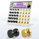 dacb104 cheaters  illusion plugs and tapers anodized surgical steel 316l belly button