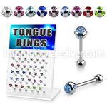 dacb10 straight barbells surgical steel 316l tongue