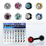 dacb18 straight barbells anodized surgical steel 316l tongue