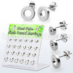 dacb192 cheaters  illusion plugs and tapers surgical steel 316l ear lobe